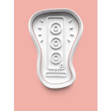 Aktastore Parti Temalı Hoparlör Figürü Kurabiye Kalıbı ve Şeker Hamuru Kalıbı