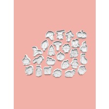 Aktastore Karışık Set Kurabiye Kalıbı ve Şeker Hamuru Kalıbı 25'li Set