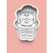 Aktastore Sevimli Ayıcık Figürü Kurabiye Kalıbı ve Şeker Hamuru Kalıbı