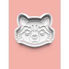 Aktastore Rocket Raccoon Roket Rakun Figürü Kurabiye Kalıbı ve Şeker Hamuru Kalıbı