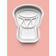 Aktastore Darbuka Figürü Kurabiye Kalıbı ve Şeker Hamuru Kalıbı