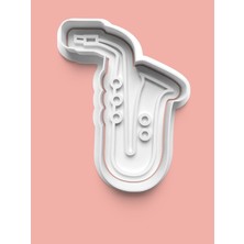 Aktastore Saksafon Figürü Kurabiye Kalıbı ve Şeker Hamuru Kalıbı