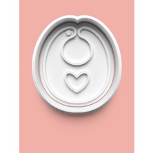 Aktastore Bebek Önlüğü Kurabiye Kalıbı ve Şeker Hamuru Kalıbı