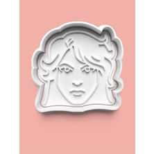 Aktastore Invisible Woman Görünmez Kadın Figürü Kurabiye Kalıbı ve Şeker Hamuru Kalıbı