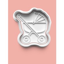 Aktastore Bebek Arabası Kurabiye Kalıbı ve Şeker Hamuru Kalıbı