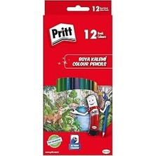 Pritt 12'li Uzun Kuru Boya Kalemi, 12 Renk