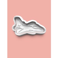 Aktastore Savaş Uçağı Kurabiye Kalıbı ve Şeker Hamuru Kalıbı