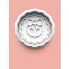 Aktastore Süslü Kurdele Kurabiye Kalıbı ve Şeker Hamuru Kalıbı