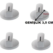 FullYedek Profilo Beyaz Ocak Düğmesi , Profilo Uyumlu Ocak Düğmesi , Set Üstü