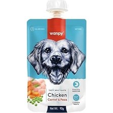 Wanpy Taze Tavuk Etli Havuçlu Köpek Et Ezmesi 90GR