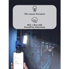 Ezvız El3 2mp Wi-Fi Akıllı Işıklı Güvenlik Kamerası – Spotlight Led, Hareket Algılamalı, Gece Görüşlü, IP65 Dış Mekân, Iki Yönlü Sesli, Alarm Destekli | Fynix Teknoloji