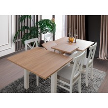 Alaçatı Açılır Masa + 6 Sandalye