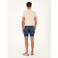 Cacharel Erkek Açık Mavi Regular Fit Jean Şort 50268698-DN0022