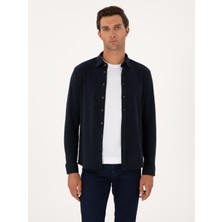 Cacharel Erkek Lacivert Slim Fit Uzun Kollu Gömlek 50291902-VR033