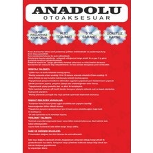 Anadolukrom Peugeot Bipper Krom Kapı Kolu 5 Kapı 10 Parça Çerçeveli (Set)