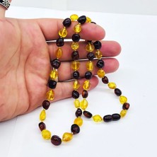 Sertifikalı Yetişkin Damla Kehribar Kolye