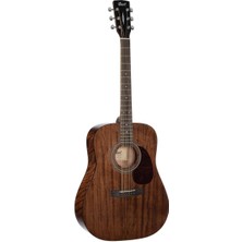Akustik Gitar, Open Pore, Masif Ladin Kapak, Arka&
