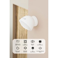 Ezvız T1C Pır Hareket Sensörü – Kablosuz, Akıllı Alarm Sistemi Uyumlu, Düşük Tüketim, Duvar Montajı | Fynix Teknoloji