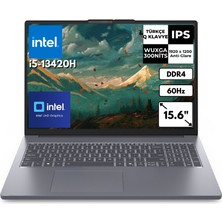 Lenovo Ideapad Slim 3 16IRH10 I5-13420H 16 GB 256 GB SSD  UHD Graphics 16" Wuxga Windows 11 Pro Taşınabilir Bilgisayar 83K2001FTRAT46