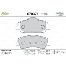 Dısk Fren Balatası (On) Cıtroen C4,peugeot 301