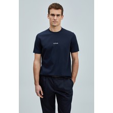 Lufian Marcus Modern Grafik T- Shirt Siyah