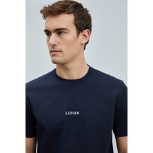 Lufian Marcus Modern Grafik T- Shirt Siyah