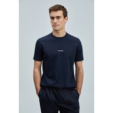 Lufian Marcus Modern Grafik T- Shirt Siyah