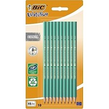 Evolution Kurşun Kalem, 10'lu Blister, Kıymık Oluşturmaz, Çiğnemeye Karşı Dayanıklı, Kolay Açıl