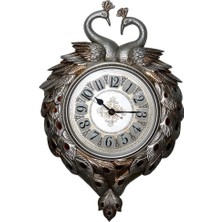 Duvara Asmalı Tavuskuşu Saat 70*50 cm Model 1
