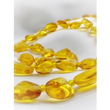 Karamel Kehribar Kolye