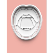 Aktastore Dudak Figürü Kurabiye Kalıbı ve Şeker Hamuru Kalıbı