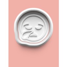 Aktastore Emoji Surat Ifadesi Kurabiye Kalıbı ve Şeker Hamuru Kalıbı