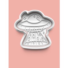 Aktastore Uzay Gemisi Kurabiye Kalıbı ve Şeker Hamuru Kalıbı