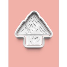Aktastore K2 Dağ Figürü Kurabiye Kalıbı ve Şeker Hamuru Kalıbı