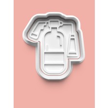 Aktastore Itfaiye Tüpü Kurabiye Kalıbı ve Şeker Hamuru Kalıbı