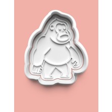 Aktastore Maymun Figürü Kurabiye Kalıbı ve Şeker Hamuru Kalıbı