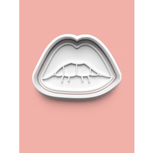 Aktastore Çekici Dudak Kurabiye Kalıbı ve Şeker Hamuru Kalıbı