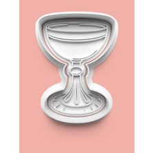 Aktastore Kadeh Figürü Kurabiye Kalıbı ve Şeker Hamuru Kalıbı