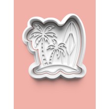 Aktastore Hawaii Sahili Kurabiye Kalıbı ve Şeker Hamuru Kalıbı