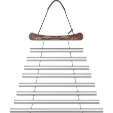 Meinl Sonic Energy MFC8CSHMIS 432 Hz, 24" / 60 cm 8 Notes C# Minor Meditation Flow Chime (Gümüş))