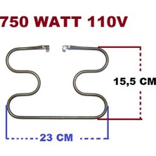 FullYedek 750 Watt Tost Makinesi Rezistans , 750 Watt - 110 - Seri Bağlantı