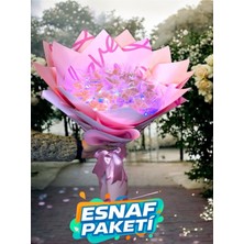 Esnaf Paketi 5 Adet Kelebek Buketi Yapay Çiçek-Pembe-Mor-Lila-Mavi-Siyah