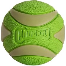 Chuckit! Max Glow Squeaker Gece Parlayan Sesli Köpek Oyun Topu - Yüksek Zıplama Gücü, Doğal Kauçuk,