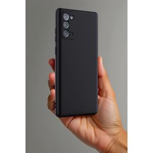 Newface Samsung Galaxy Note 20 Kılıf First Silikon - Mavi Sptgl