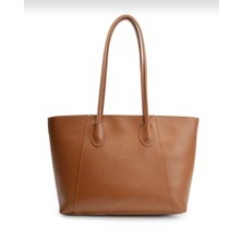 Kadın Shopper Uzun Iki Askılı Taba Fermuarlı El ve Omuz Çantası