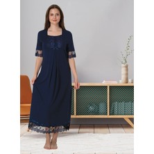 Dvina Effortt Lohusa Gecelik Lacivert - 6033