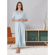 Dvina Effortt Lohusa Gecelik Mavi - 6033