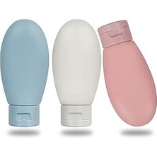 A1 Seyahat Şampuan Şişesi 3 Adet Set, Sızdırmaz Şampuan Şişesi, Çok Amaçlı Seyahat Tipi Doldurulabi