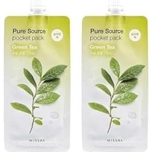 Yeşil Çay Özlü Nemlendirici Uyku Maskesi Pure Source Pocket Pack (Green Tea) 10ML 2li Paket