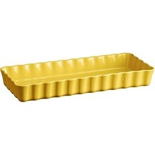 Emile Henry Tart-Börek Fırın Kabı Dikdörtgen 36.5 x 15 cm Mat Sarı/provence Yellow